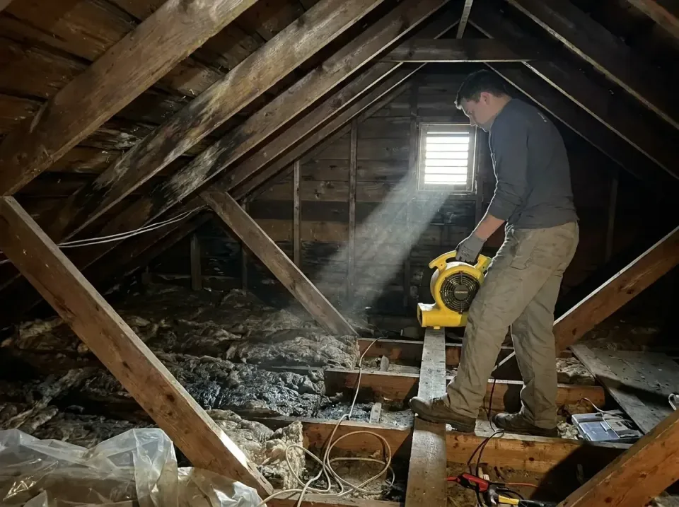 attic-water-damage-drying-proc-007 — frequently asked questions, Emergency Water Extraction & 24/7 Flood Response in Lynchbu…